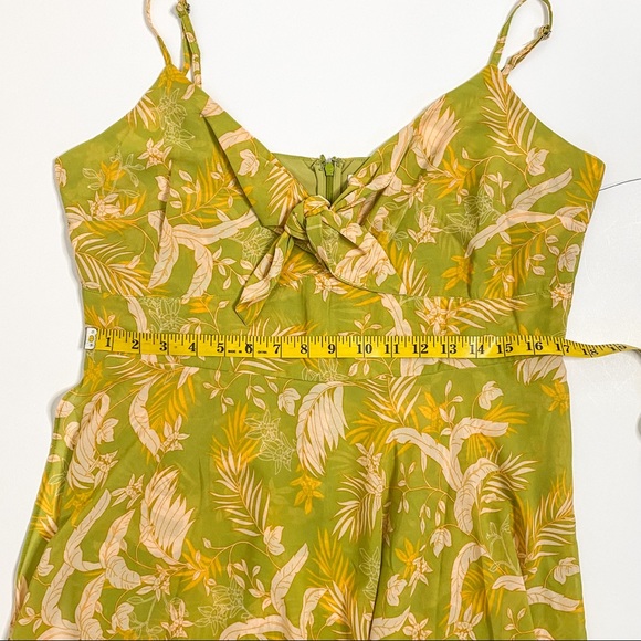 NWT GUESS Floral Ethereal Sage Asymmetric Romper - Picture 11 of 14